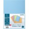 Exacompta - Ref. 348006E - Paquet de 100 chemises semi rigides avec 1 rabat SUPER 160 g/m² - couleurs pastel - chemises certifie