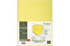 Exacompta - Ref. 770005E - Paquet de 25 chemises rigides a  soufflet dos toile Forever® 320 g/m² - dos de 30 mm - certifiees Ang