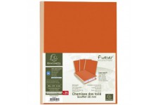 Exacompta - Ref. 770007E - Paquet de 25 chemises rigides a  soufflet dos toile Forever® 320 g/m² - dos de 30 mm - certifiees Ang