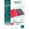 Paquet de 100 chemises Rock's carte 220 grammes 24x32 Rouge turc