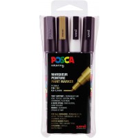 POSCA Set 4 MARQUEURS PC3M Pochette GSW