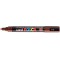 Mitsubishi Pencil - 8 Marqueurs Posca PC5M - Pointe Conique - Couleurs Chaudes - Posca Pointe Moyenne - Marqueurs Peinture a  Ba