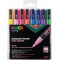 UNIBALL 10394 Marqueur Posca Pointe Conique Fine Plastique s Pailletee Lot de 8 Jaune