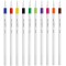 Emott - Uni Ball - Uni Mitsubishi Pencil - 10 Feutres Essential Colors - ecrire, Dessiner, Tracer avec Style - Pointe 0,4mm - Bl