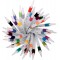 Emott - Uni Ball - Uni Mitsubishi Pencil - 10 Feutres Essential Colors - ecrire, Dessiner, Tracer avec Style - Pointe 0,4mm - Bl