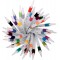 Emott - Uni Ball - Uni Mitsubishi Pencil - 10 Feutres Pastel Colors - ecrire, Dessiner, Tracer - Pointe 0,4mm - Violet, Vert, Co