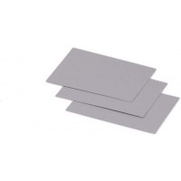 Clairefontaine 1202C - Paquet de 25 Cartes Simples - Format 7x9,5cm - 210g/m² - Coloris Gris Koala - Cartons d'Invitation Evenem
