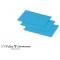 Clairefontaine 1222C - Paquet de 25 Cartes Simples - Format 7x9,5cm - 210g/m² - Coloris Bleu Turquoise - Cartons d'Invitation Ev