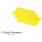 Clairefontaine 1223C - Paquet de 25 Cartes Simples - Format 7x9,5cm - 210g/m² - Coloris Jaune Soleil - Cartons d'Invitation Even