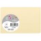 Clairefontaine 1476C - Paquet de 25 Cartes Simples - Format 8,2x12,8cm - 210g/m² - Coloris Chamois - Cartons d'Invitation Evenem