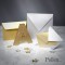 Clairefontaine 1476C - Paquet de 25 Cartes Simples - Format 8,2x12,8cm - 210g/m² - Coloris Chamois - Cartons d'Invitation Evenem