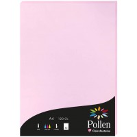 Clairefontaine 4213C - etui de 50 Feuilles - Format A4 (21x29,7cm) - 120g/m² - Coloris Rose Dragee - Papier d'Invitation Eveneme