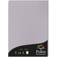 Clairefontaine 4232C - etui de 50 Feuilles - Format A4 (21x29,7cm) - 120g/m² - Coloris Gris Koala - Papier d'Invitation Evenemen