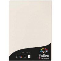 Clairefontaine 4268C - etui de 50 Feuilles - Format A4 (21x29,7cm) - 120g/m² - Coloris Gris Perle - Papier d'Invitation Evenemen