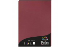 Clairefontaine 4293C - etui de 50 Feuilles - Format A4 (21x29,7cm) - 120g/m² - Coloris Bordeaux - Papier d'Invitation Evenements