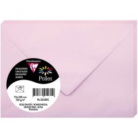 Clairefontaine 10358C - Sachet de 5 Cartes Simples - Format 10,5x14,8cm - 210g/m² - Coloris Cerise - Cartons d'Invitation Evenem