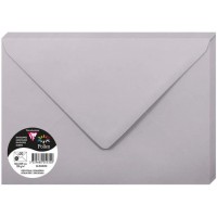 Clairefontaine 10384C - Sachet de 5 Cartes Simples - Format 10,5x14,8cm - 210g/m² - Coloris Perle d'Ivoire - Invitation Evenemen