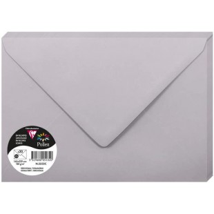 Clairefontaine 10384C - Sachet de 5 Cartes Simples - Format 10,5x14,8cm - 210g/m² - Coloris Perle d'Ivoire - Invitation Evenemen