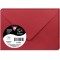 Clairefontaine 5580C - Paquet de 20 Enveloppes Gommees - Format 7,5x10cm - 120g/m² - Coloris Rouge Groseille - Invitation Evenem