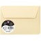 Clairefontaine 5846C - Paquet de 20 Enveloppes Auto-Adhesives - Format C6 11,4x16,2cm - 120g - Coloris Chamois - Inv