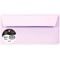 Clairefontaine 5865C - Paquet de 20 Enveloppes Auto-Adhesives - Format DL 11x22cm - 120g/m² - Coloris Lilas - Invitation Eveneme