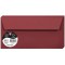 Clairefontaine 5885C - Paquet de 20 Enveloppes Auto-Adhesives - Format DL 11x22cm - 120g/m² - Coloris Bordeaux - Invitation Even