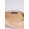 Clairefontaine 8299C - Trousse Scolaire Carre 22x4x4 cm en Veritable Cuir d'Agneau, Naturel