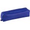 Clairefontaine 8318C - Trousse Scolaire Rectangulaire 21x4x6cm en Veritable Cuir, Bleu