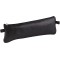 Clairefontaine 8322C - Trousse Scolaire Plate 22x6 cm en Veritable Cuir, Noir