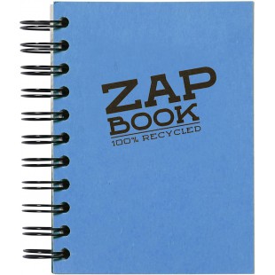 Lot de 5 : Clairefontaine 8353C Carnet Spirale Zap Book - 160 Feuilles Papier Croquis 100% Recycle - A6 10,5x14,8 cm 80g - Coule