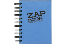 Lot de 5 : Clairefontaine 8353C Carnet Spirale Zap Book - 160 Feuilles Papier Croquis 100% Recycle - A6 10,5x14,8 cm 80g - Coule