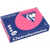 Clairefontaine 1017C Lot de 250 feuilles de papier Trophee A4 160 g/m² (Fuchsia/rose) (Import Allemagne)