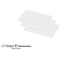 Clairefontaine 11216C - Paquet de 25 Cartes Simples - Format 7x9,5cm - 210g/m² - Coloris Blanc - Cartons d'Invitation Evenements