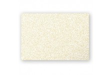 Clairefontaine 11288C - Paquet de 25 Cartes Simples - Format 7x9,5cm - 210g/m² - Coloris Ivoire Irise - Cartons d'Invitation Eve