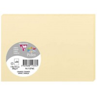 Clairefontaine 11376C - Paquet de 25 Cartes Simples - Format C6 11x15,5cm - 210g/m² - Coloris Chamois - Cartons d'Invitation Eve
