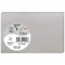 Clairefontaine 11489C - Paquet de 25 Cartes Simples - Format 8,2x12,8cm - 210g/m² - Coloris Argent - Cartons d'Invitation Evenem