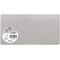 Clairefontaine 11589C - Paquet de 25 Cartes Simples - Format DL 10,6x21,3cm - 210g/m² - Coloris Argent - Cartons d'Invitation Ev