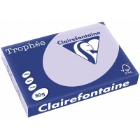 Clairefontaine Trophee Ramette de 500 feuilles papier couleur 80 g A3 Lilas