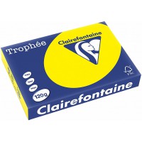 Clairefontaine Trophee 1292C Papier A4 120 g/m² 250 feuilles Jaune Canari