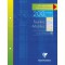 Clairefontaine, 1 Etui de 200 Feuilles mobiles 4 couleurs, perforees a grand carreaux, format : 17x22cm