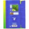 Clairefontaine, 1 Etui de 200 Feuilles mobiles 4 couleurs, perforees a grand carreaux, format : 17x22cm