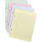 Clairefontaine, 1 Etui de 200 Feuilles mobiles 4 couleurs, perforees a grand carreaux, format : 17x22cm