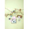 Clairefontaine 1424C - Paquet de 25 Cartes Simples - Format 8,2x12,8cm - 210g/m² - Coloris Rose Fuchsia - Cartons d'Invitation E