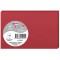 Clairefontaine 1425C - Paquet de 25 Cartes Simples - Format 8,2x12,8cm - 210g/m² - Coloris Rouge Groseille - Cartons d'Invitatio