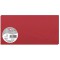 Clairefontaine 1525C - Paquet de 25 Cartes Simples - Format DL 10,6x21,3cm - 210g/m² - Coloris Rouge Groseille - Cartons d'Invit