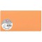 Clairefontaine 1536C - Paquet de 25 Cartes Simples - Format DL 10,6x21,3cm - 210g/m² - Coloris Clementine - Cartons d'Invitation