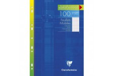 Clairefontaine - Metric - Feuillets mobiles - 21 x 29,7 cm - 100 pages - Blanc