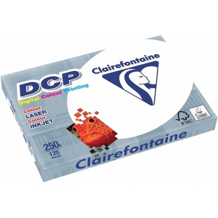 Clairefontaine Ramette de 125 feuilles papier blanc DCP 250gr A4