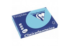 Clairefontaine Trophee Ramette de 500 feuilles papier couleur 80 g A3 Bleu alize