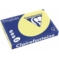 Clairefontaine Trophee 1890 Ramette de 500 feuilles papier 80 g Format A3 Jaune
